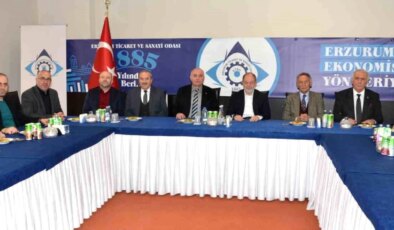 Prof. Dr. Recep Akdağ, ETSO Başkanı Saim Özakalın’ı ziyaret etti