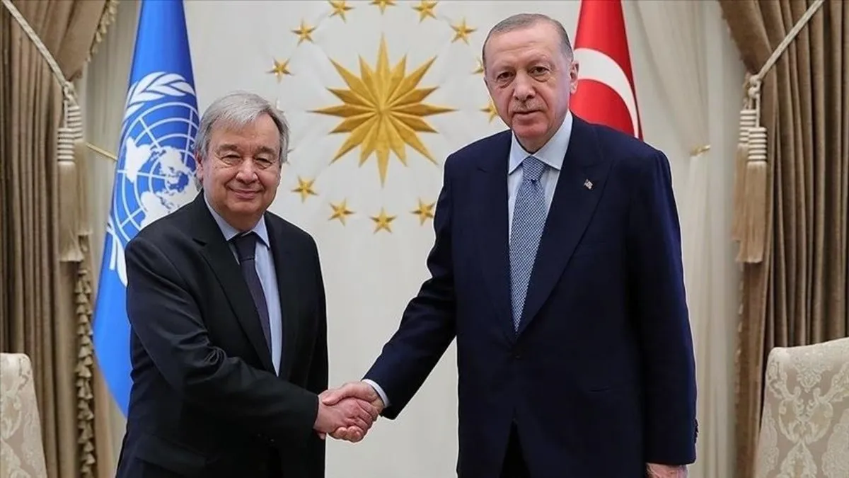 Başkan Erdoğan Guterres ile görüştü